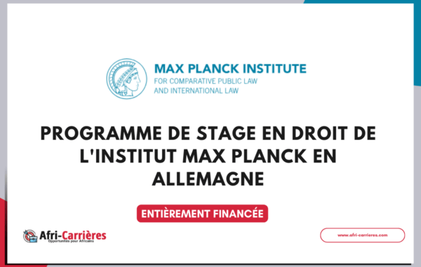 Stage en droit de lInstitut Max Planck en Allemagne 2024