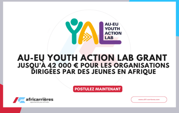 AU-EU Youth Action Lab Grant 2026 pour les organisations dirigées par des jeunes en Afrique