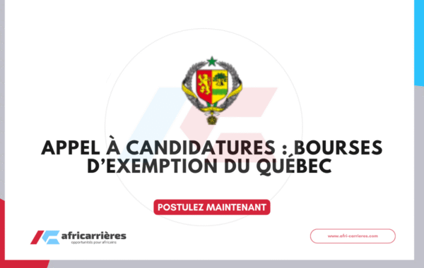 Appel a candidatures Bourses dexemption du Quebec