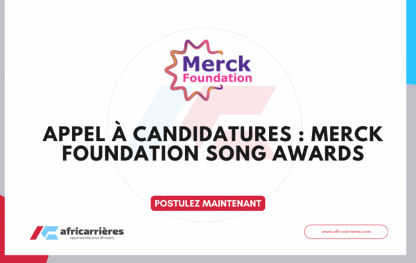 Appel a candidatures Merck Foundation SONG AWARDS 2026
