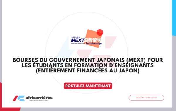 Bourses MEXT pour enseignants 2026 au Japon