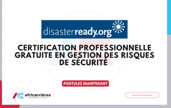 Certification professionnelle gratuite en gestion des risques de securite