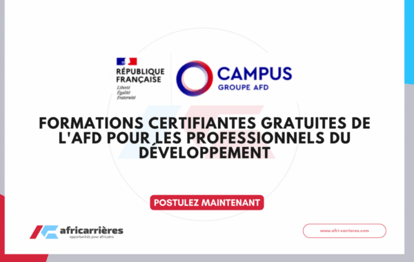 Formations certifiantes gratuites AFD