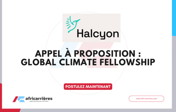 Global Climate Fellowship 2026 de Halcyon