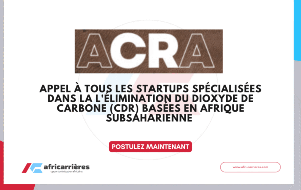 Programme Africa Carbon Removal Accelerator ACRA 2026
