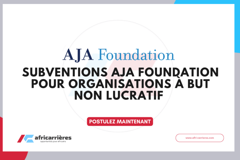Subventions AJA Foundation 2026 pour organisations à but non lucratif 