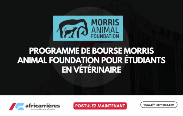 Programme de Bourse Morris Animal Foundation 2026 pour etudiants en veterinaire