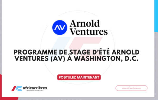 Programme de Stage dete Arnold Ventures AV 2026