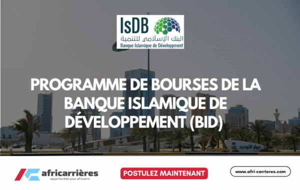 Programme de bourses de la Banque Islamique de Developpement BID 2025 2026 BIsD