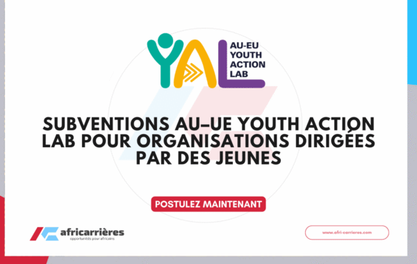 Subventions AU–UE Youth Action Lab 2026 pour organisations dirigees par des jeunes