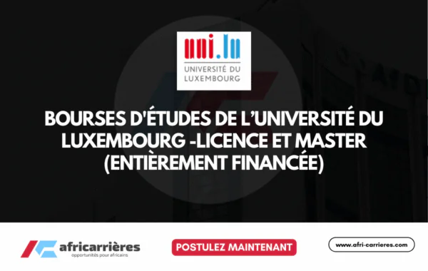 bourses de lUniversite du Luxembourg pour lannee academique 2026 2027