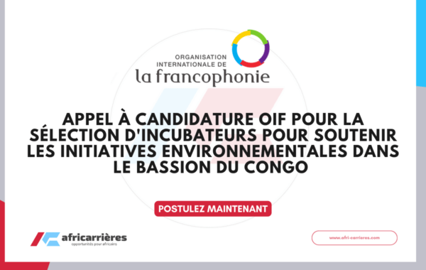 APPEL A CANDIDATURES Selection dincubateurs pour soutenir le developpement de solutions ou dinnovations environnementales des femmes et jeunes du Bassin du Congo