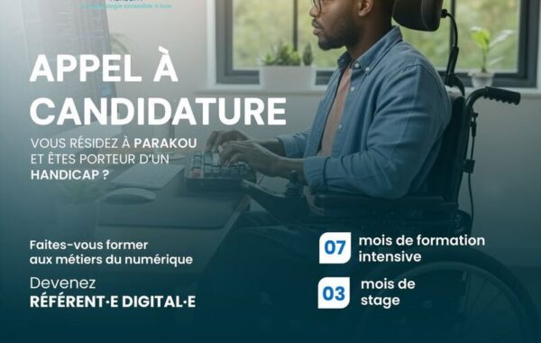 Appel a candidatures Projet HandiTech Academy 2026 pour personne en situation dhandicap