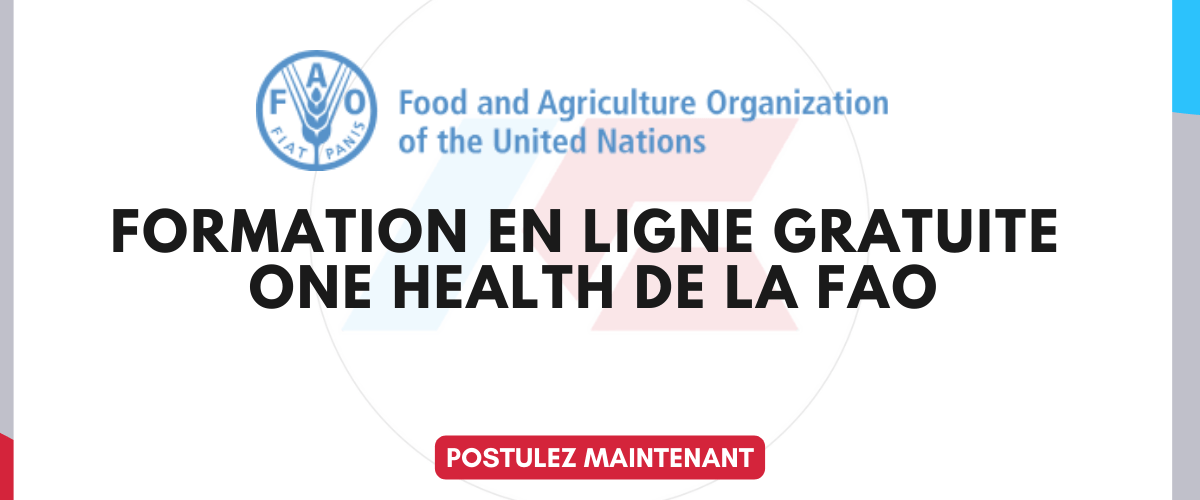 Formation en ligne One Health gratuite de la FAO 2026