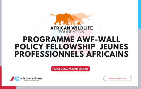 Programme AWF WALL Policy Fellowship 2026 jeunes professionnels africains