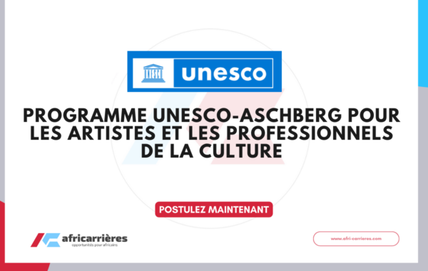 Programme UNESCO Aschberg 2026 pour les artistes et les professionnels de la culture