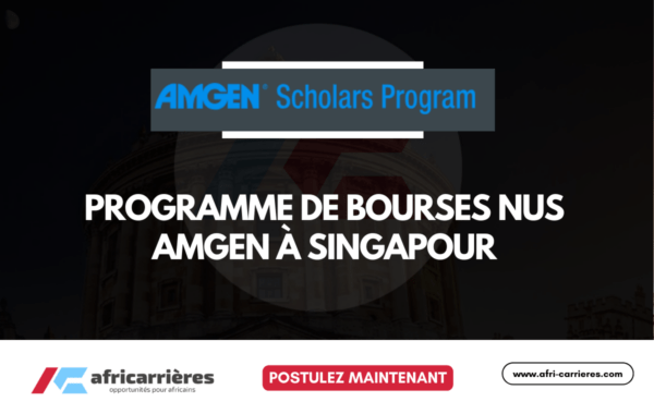 programme NUS Amgen Scholars 2026 a Singapour