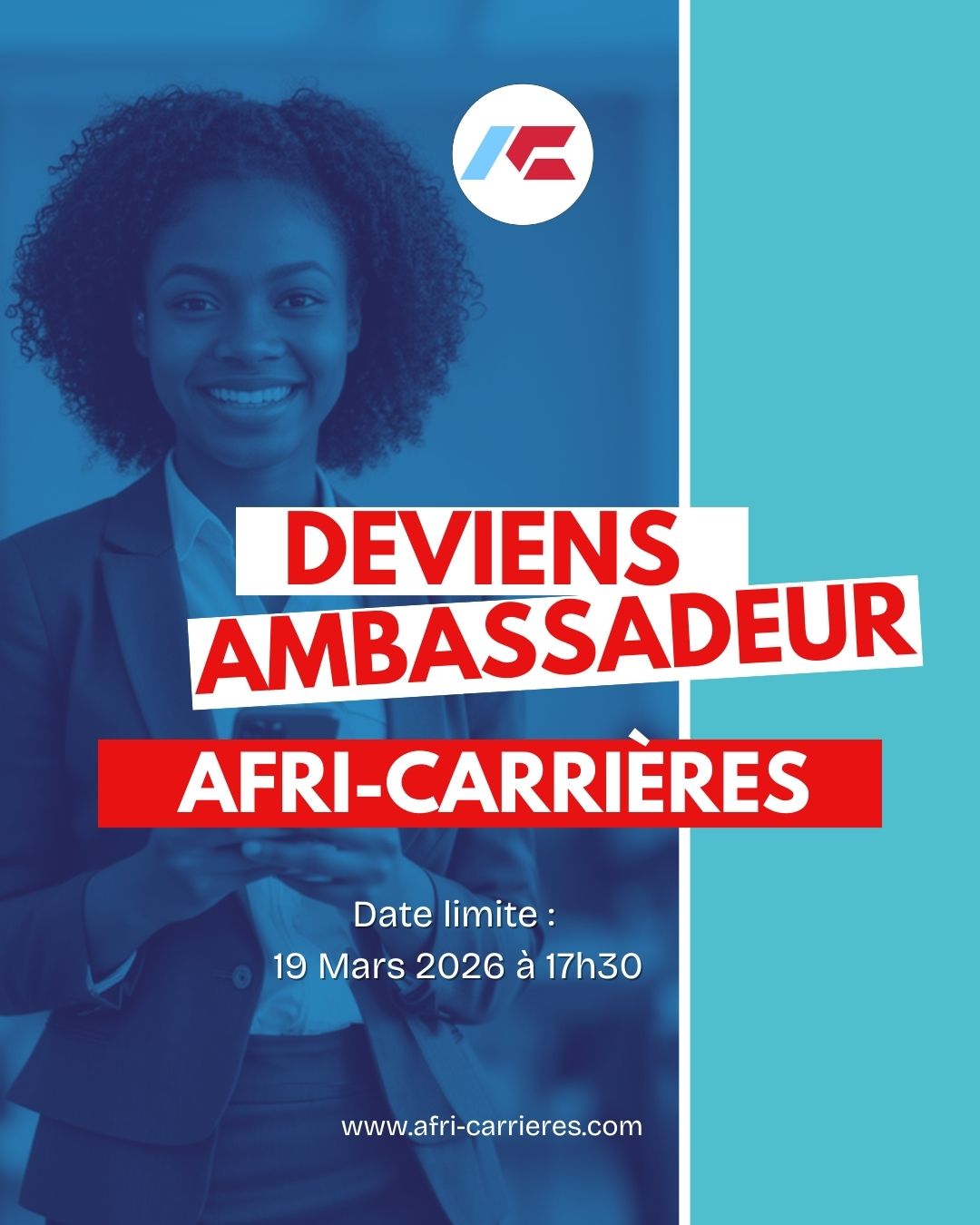 Deviens Ambassadeur AfriCarrières dans ton pays 2026