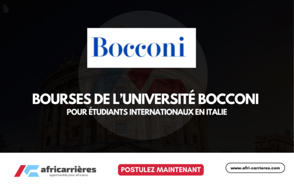 Bourses Bocconi University 2026 pour etudiants internationaux en Italie