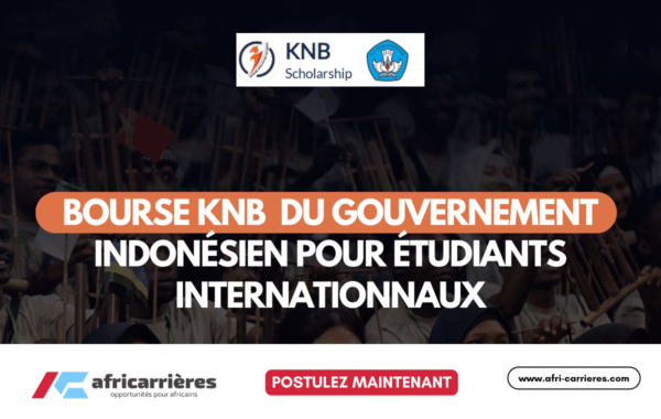 Candidature ouverte pour la Bourse KNB 20252026 du gouvernement indonesien
