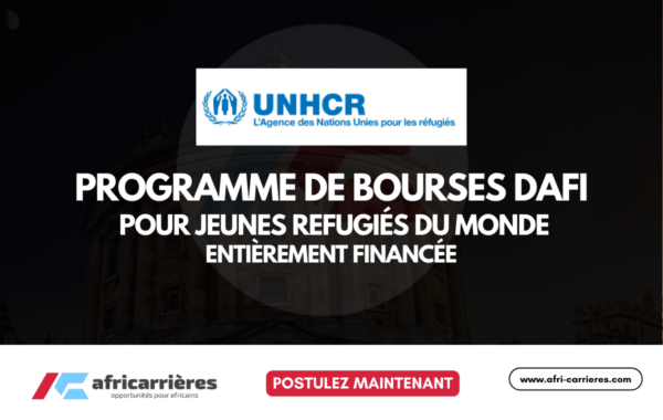 Programme de bourses DAFI 2026 pour jeunes refugies du monde entierement financee