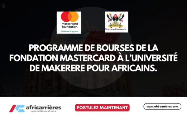 Bourse Mastercard Universite Makerere 2026 pour etudiants africains
