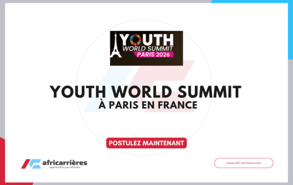 Candidature ouverte pour le Youth World Summit 2026 a Paris en France