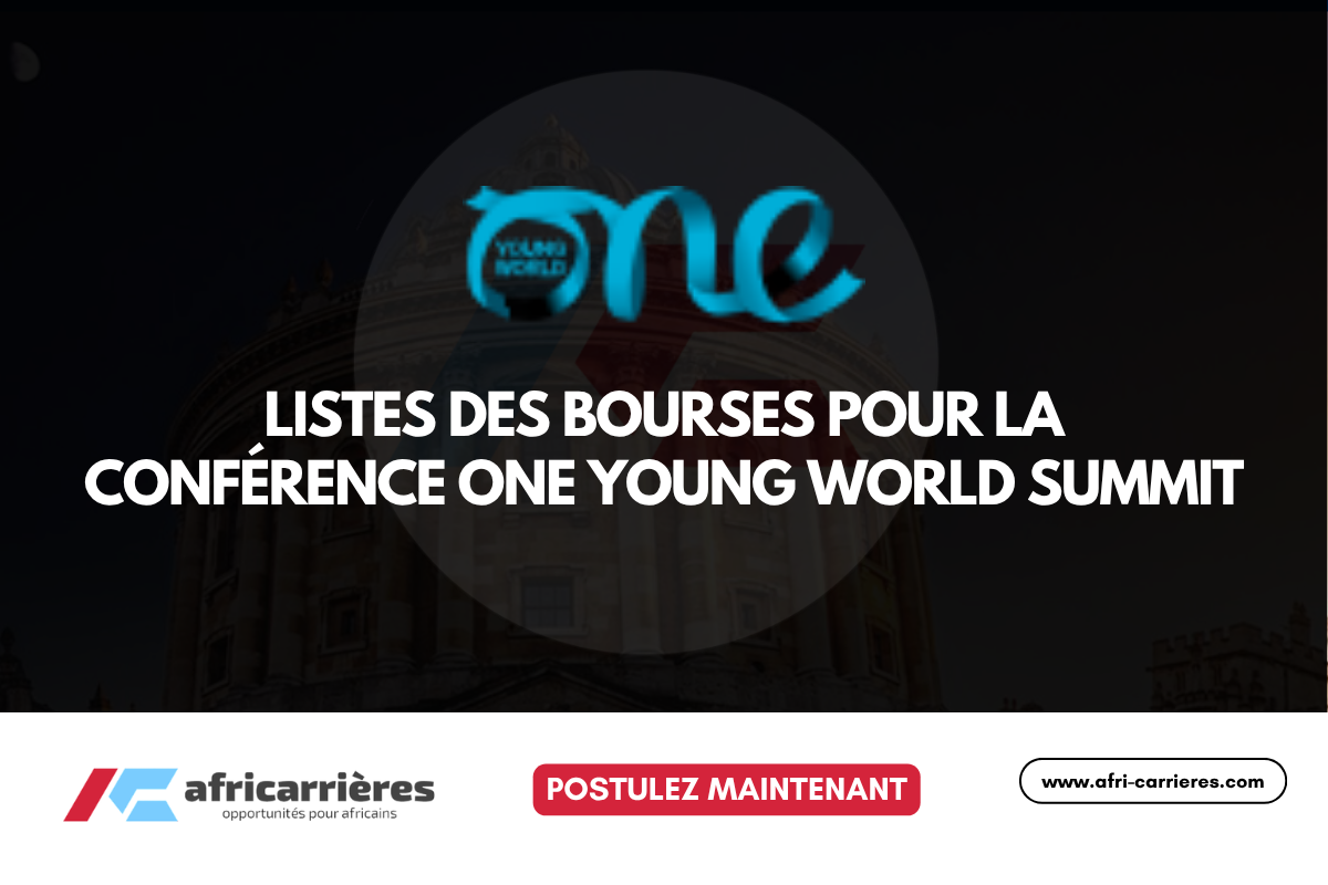 Listes des Bourses One Young World 2026 pour participer au Sommet en Afrique du Sud
