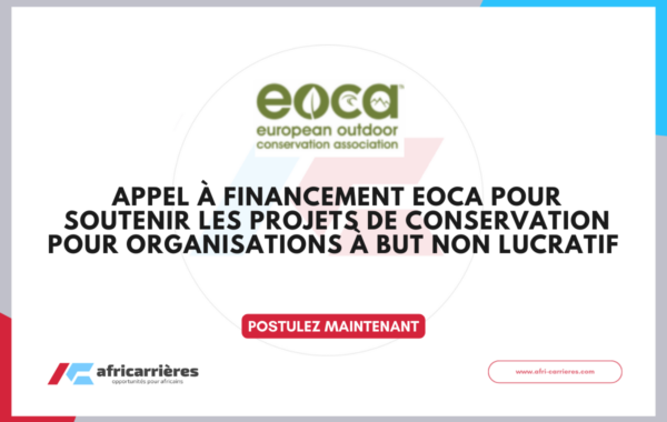 programme de financement EOCA 2026 projets de conservation pour organisations a but non lucratif