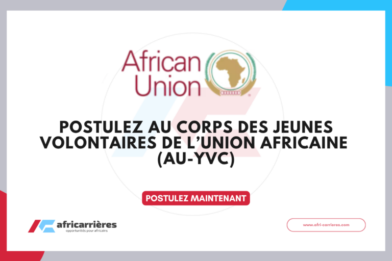 programme des Jeunes Volontaires Union africaine 2026