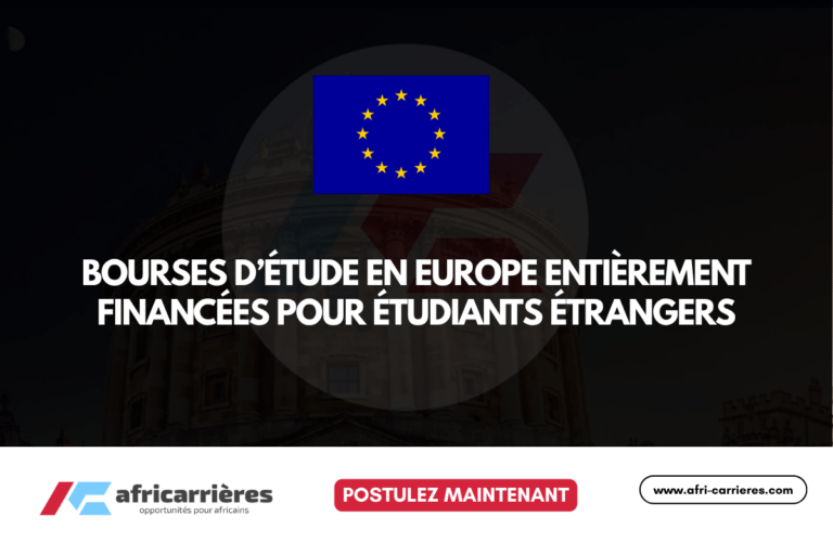 meilleures bourses en Europe 2026 pour étudiants étrangers