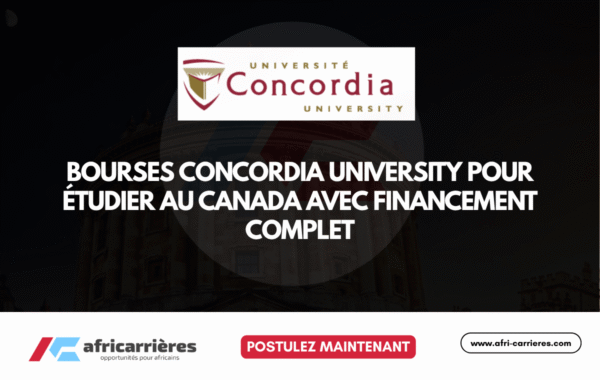 Concordia University Scholarships 2026 Etudier au Canada avec financement complet