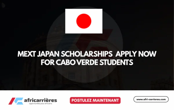 Mext scholarship japan cabo verde 2026 Apply Now for Students