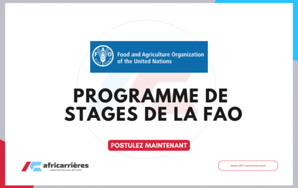 Programme de stages de la FAO 2026 pour etudiant diplomes 2026