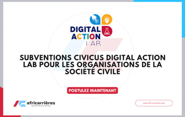 Subventions CIVICUS Digital Action Lab pour les organisations de la societe civile