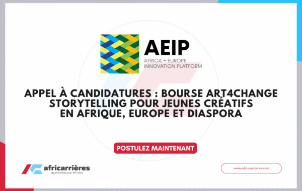 Bourse Art4Change Storytelling pour jeunes creatifs