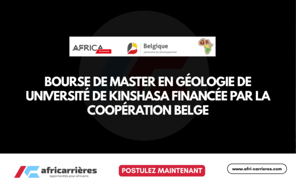 Bourse de Master GeoRes4Dev 2026–2028 – Universite de Kinshasa 1