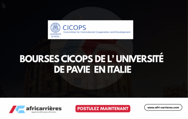 Bourses CICOPS de l Universite de Pavie en Italie 2026