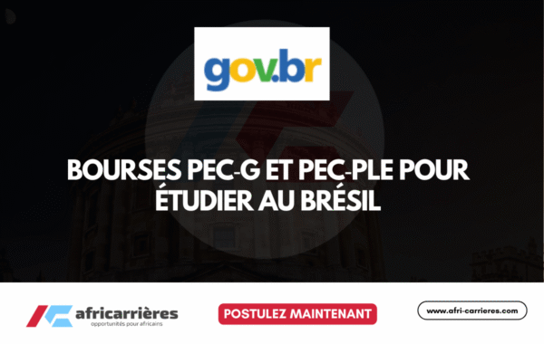 Bourses PEC‑G et PEC‑PLE POUR etudier au bresil 2027