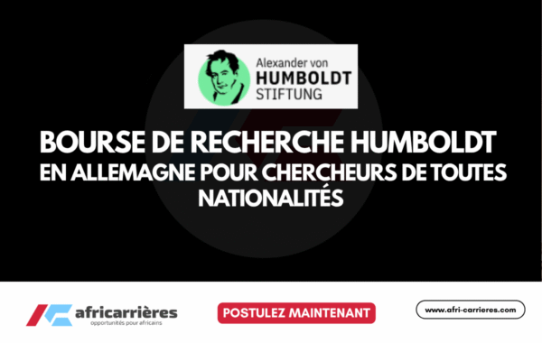 Humboldt Research Fellowship 2026 en Allemagne