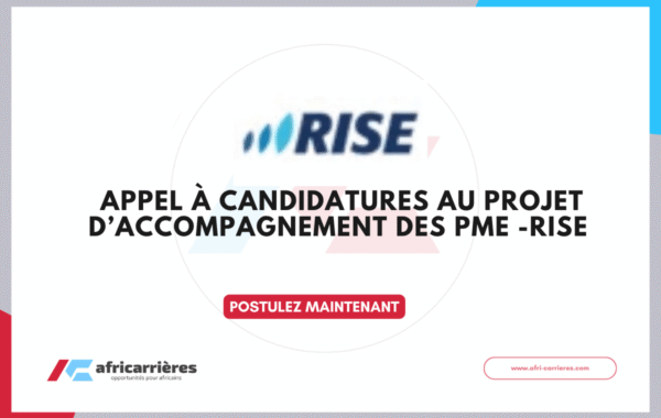 Programme RISE 2026 Appel a candidatures pour startups et PME au Benin