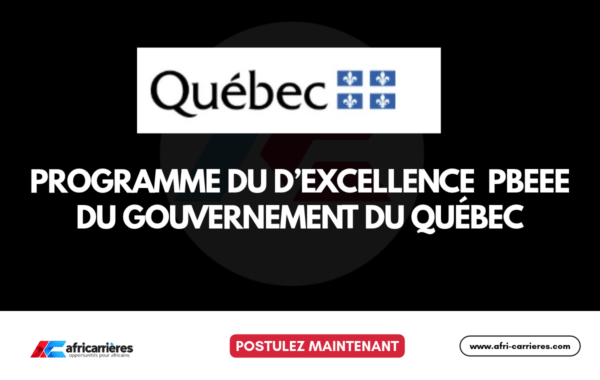 Programme de Bourses PBEEE 2027-2028 pour étudier ou mener des recherches au Québec