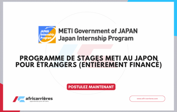 Programme de stages METI au Japon 2026 pour etrangers 1