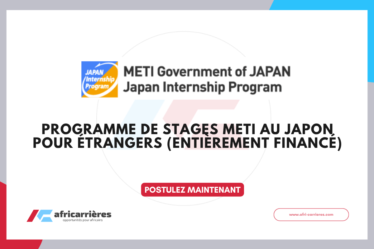 METI Japan Internship Program 2026 pour jeunes professionnels
