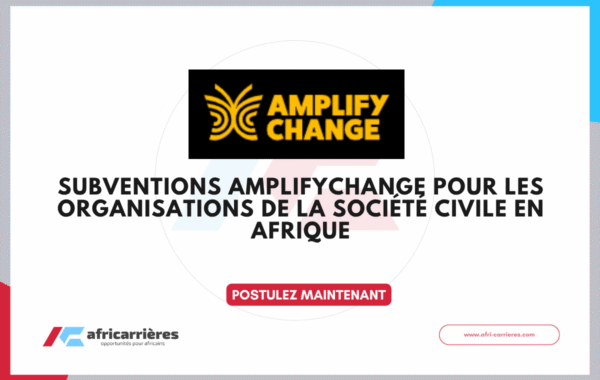 Subventions AmplifyChange pour les organisations de la societe civile en afrique