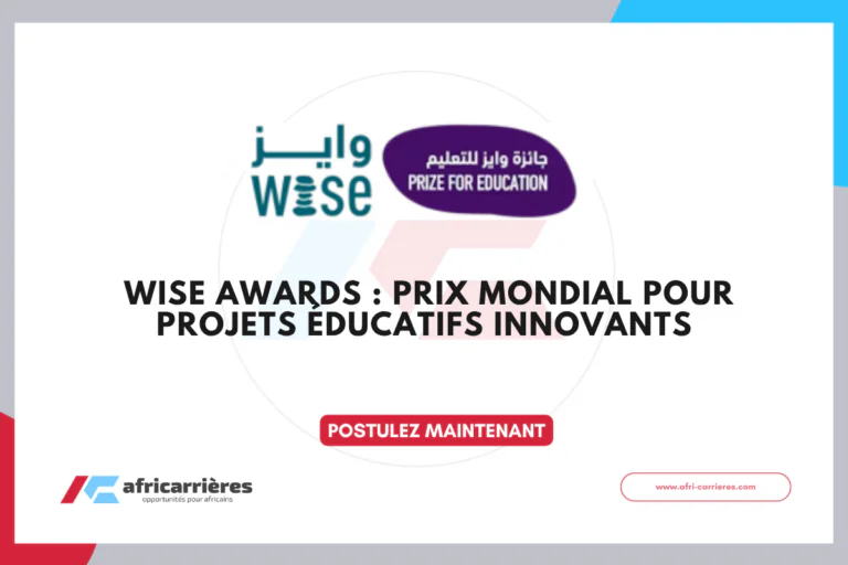 WISE Awards 20262027 – Prix mondial pour projets éducatifs innovants (1)
