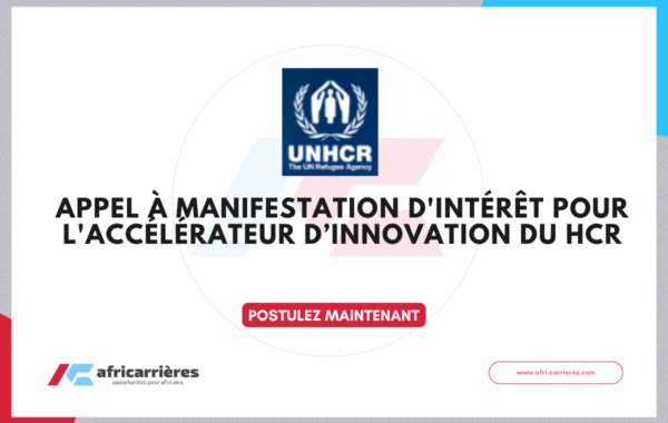 Appel a manifestation dinteret pour lAccelerateur dinnovation du HCR 2026