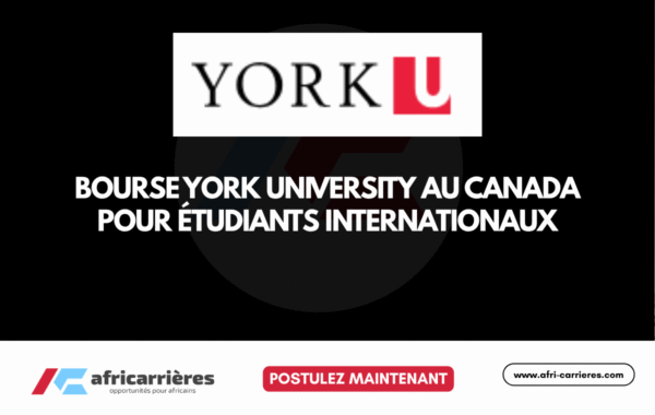 Bourse York University 2026 au Canada pour etudiants internationaux