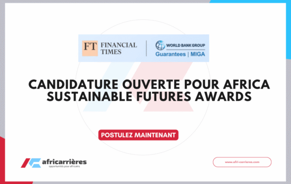 Candidature ouverte pour Africa Sustainable Futures Awards 2026