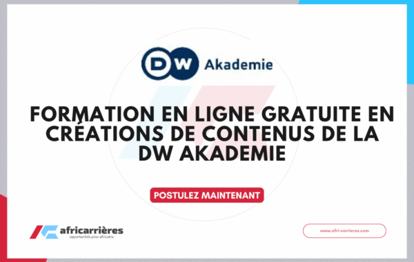 Formation gratuite en production de contenus numeriques – DW Akademie 2026